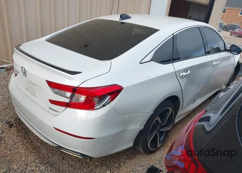 2022 Honda Accord Sport из США, поврежденный, VIN 1HGCV1F37NA050743